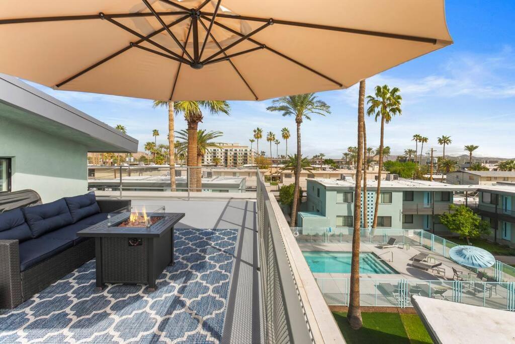 Micro Studio With Balcony & Pool View - Walk To Ot Scottsdale Kültér fotó